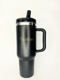 Wrinkle Quencher - 40 oz Leak-Proof Stainless Steel Tumbler - Black